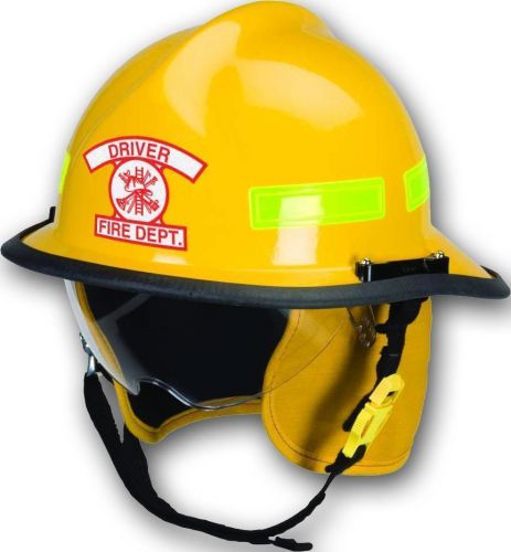 3M Reflective Arch-Style Fire/Rescue/EMS Helmet Front Decal - Driver