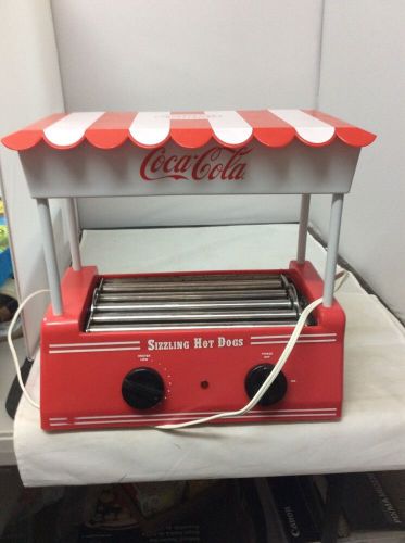 Coca Cola Electric Hot Dog Roller. Bun Warmer Cooker Maker Grill Machine Small