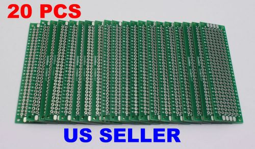 2x8cm pcb double-sided diy proto circuit breadboard pcb (universal) 20x for sale