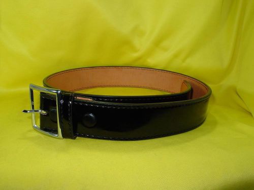 1-3/4 Inch Wide Dutyman 1631 Belt; 38 Inch Waist; Black Leather