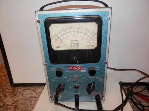 Vintage Eico Electronic Voltmeter Ohmmeter Model 221