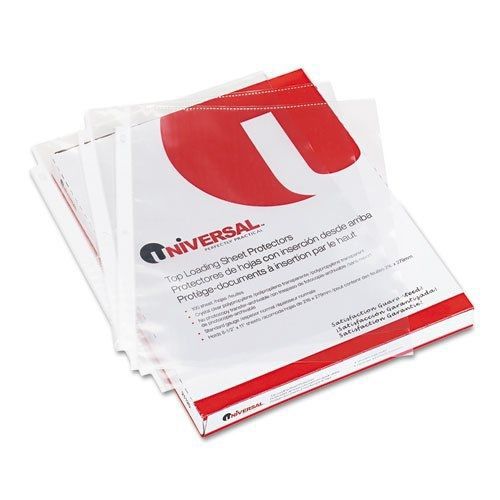2 PACKS of Universal Economy Sheet Protectors Economy Letter 200/Box, UNV-21127