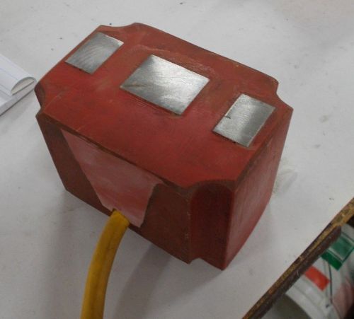 Vibratory Feeder Coil Electromagnet that will lift 226 pounds @24VDC (83710)