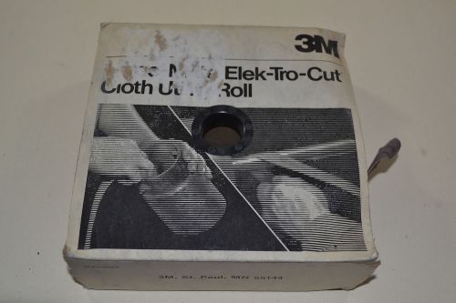 New 3M 280 grit Elek-Trocut Utility Cloth Shop Roll 05043 2&#034; x 50Yds WR.12b.D.4