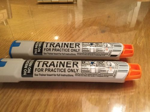 EPIPEN EPI PEN REUSEABLE TRAINER CPR FIRST AID TRAINING DEVICE LOT x2!!!!!!!!!!!