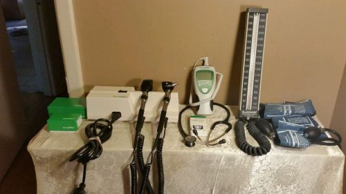 WELCH ALLYN 767 DIAGNOSTIC SYSTEM WITH SURE TEMP PLUS &amp; BLOOD PRESSURE MACHINE