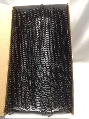 TruBind 10mm 3/8 Black Coils PACK Of 100 new opened box E035 N
