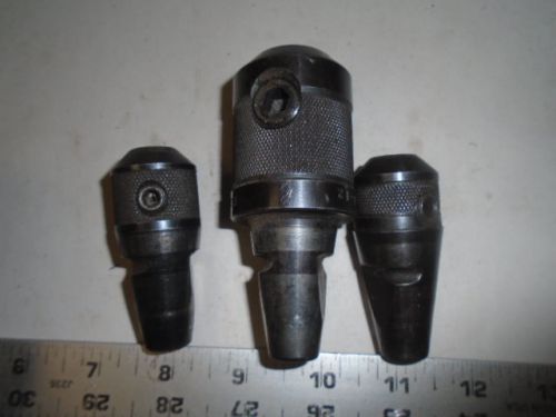 MACHINIST TOOLS LATHE MILL Machinist Lot 3 Falcon Quick Change End Mill Holders