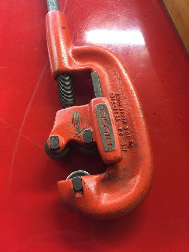 Ridgid Rigid 2A  Pipe Cutter No 1-2 HEAVY DUTY  1/8&#034; TO 2&#034;  VERY GOOD CONDITION