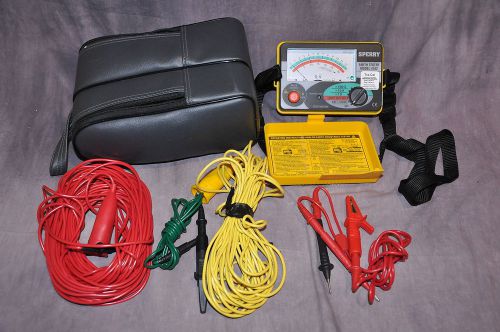 Sperry 4102 Analog Earth Tester w/case and cables