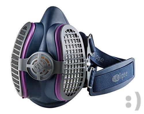 GVS Elipse SPR451 P100 Elipse Half Mask Respirator, Small/Medium, Blue