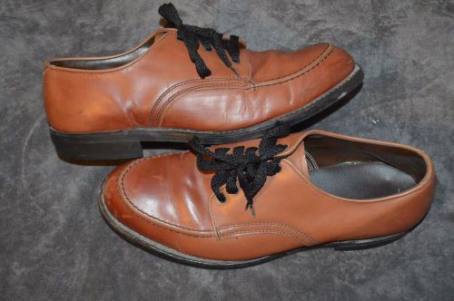 Men&#039;s Sz 7.5 EEE LeHigh Safety Steel Toed Brown Work Shoes Toe 7 1/2 3E