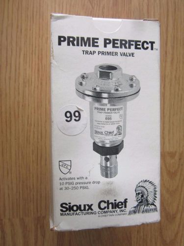 Sioux Chief Lot 5 pcs. Prime Perfect Trap Valve floor drain #695-01 new in box