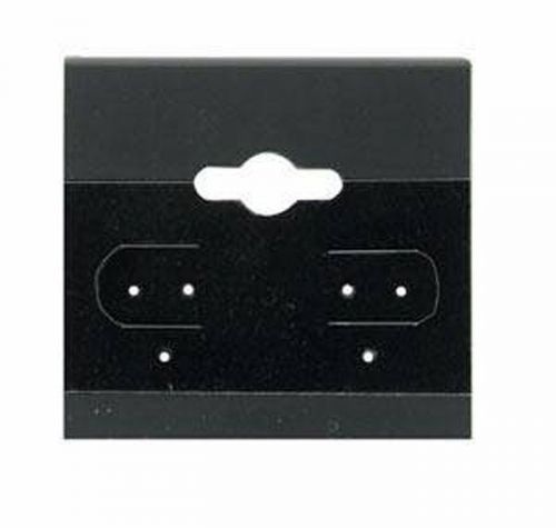 100 BLACK EARRING CARDS 2 INCH
