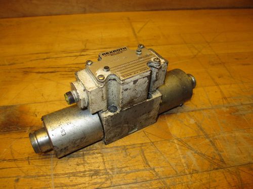 Rexroth 4WE6D60/0FDG24N9DK24L Hydraulic Directional Valve 24VDC Missing Coil Cap