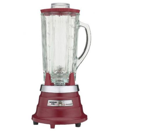 Waring Pro Professional Food and Beverage Juicer and Blender in Chili Red