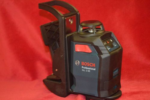Bosch gll 2-20 360-degree self-leveling line and cross laser for sale