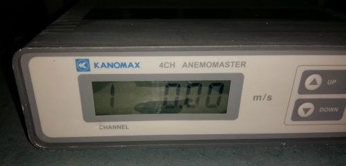 Kanomax 1570 4-Channel Anemomaster in a compact body