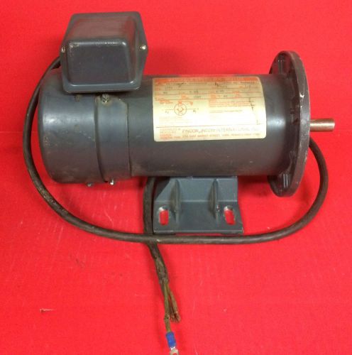 Fincor Variable Speed D.C. Motor 1/2 HP ~ 90 V DC ~ Cat No. 9305009TF ~ 1750 RPM