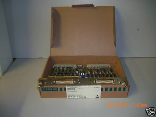 Siemens Sinumerik 6FX1111-4AB00 I/0 Interface New.