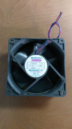 24 Volt DC 120mm Brushless Tubeaxial Fan