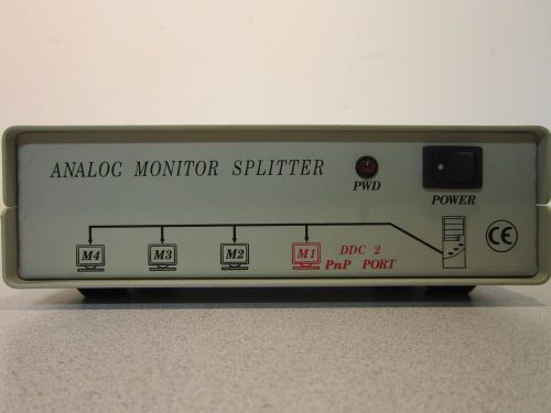 Analog Monitor Splitter DDC 2 PNP Port, Vpp:  Hi 1.1V, Lo 0.8V, Great Buy!