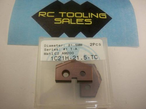 21.5mm carbide spade drill insert am200 coat series #1 t-a 1c21h-21.5-tc new 1pc for sale