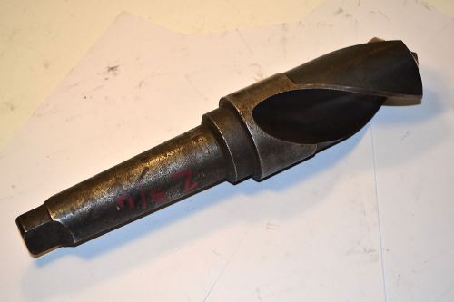 NICE USED Large MALCUS Sweden 2-3/4&#034; Diameter HSS Tapered Shank TWIST DRILL 5 MT