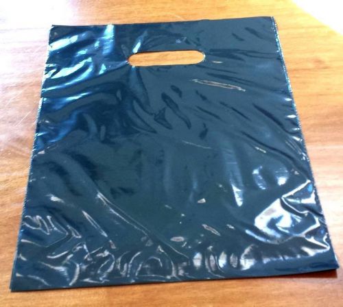 Black glossy  9&#034; x 12&#034; low-density plastic merchandise bags you pick qty for sale