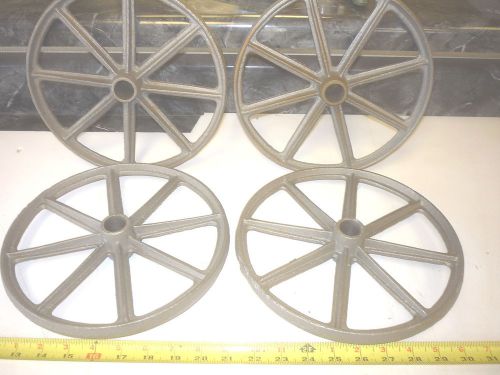 4 OLD STYLE TOY WAGON CRAFT MAYTAG &amp; GAS ENGINE CART WHEEL 8 SPOKE