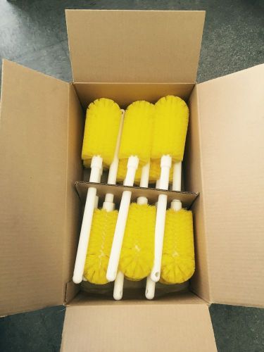 Case of 12 Yellow, 1 Quart  Bottle Brushes - Food &amp; Dairy