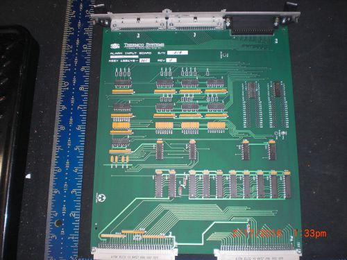 PCB SVG THERMCO 621346-02 ALARM INPUT,ASH3,DOPED POLY