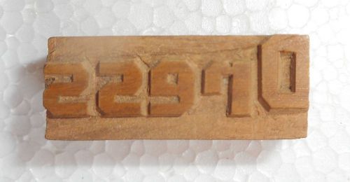 Vintage Letterspress Wooden Block Good For Study Printing Drees Block  kb90