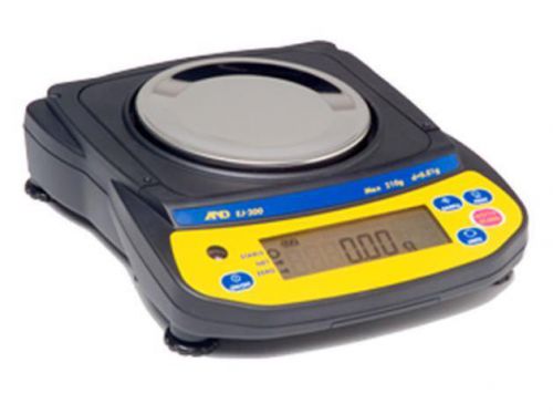 A&amp;D EJ-300 Precision Compact Lab Balance,310X0.01g Jewelry Scale,Pan 4.3&#034;,New