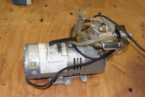 Working gast berline 0523-v130-618dx vacuum pump compressor 115v 1/4hp for sale