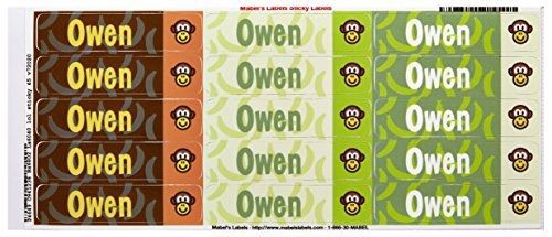 Mabel&#039;s labels 40845089 peel and stick personalized labels with the name owen for sale