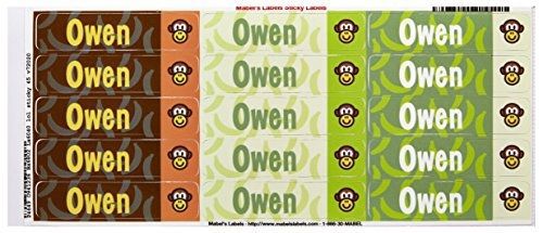 Mabel&#039;s Labels 40845089 Peel and Stick Personalized Labels with the Name Owen