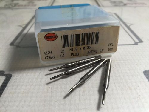 4 BESLY M1.6x0.35 M1.6 SPIRAL POINT PLUG 2 FLUTE TAPS FOR MILL LATHE TAPPING