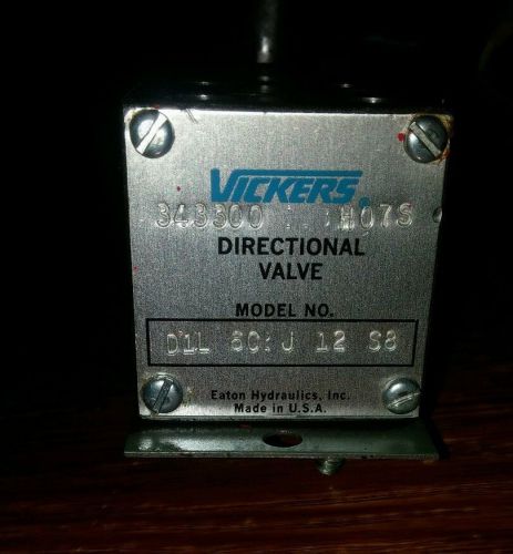 Vickers directional valve D1L 6C J 12 S8