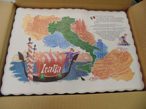 ITALIA SCALLOPED  PLACEMATS,1000 each