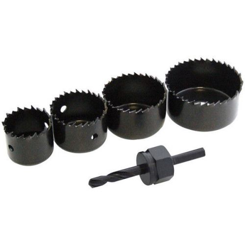 New 4pcs 32/38/44/54mm hole saw cutter with mandrel woodworking drill bit for sale