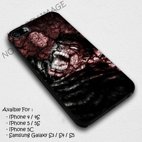 BERSERK ANIME Guts Iphone Case 5/5S 6/6S Samsung galaxy Case