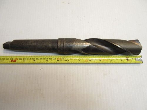 1-17/32&#034; drill bit morse taper shank mt4 5-1/2&#034; fl 13&#034; oal for sale
