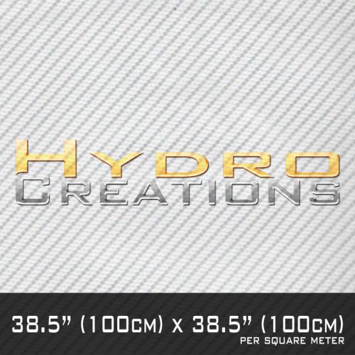 Hydrographic film for hydro dipping water transfer film carbon fiber - silver for sale