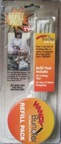 Handy bundler refill as seen on tv cable tie locking clips for sale