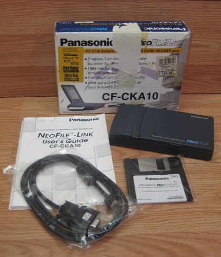 Panasonic NeoFile Link (CF-CKA10) PC Link Software for Business Card Reader Plus
