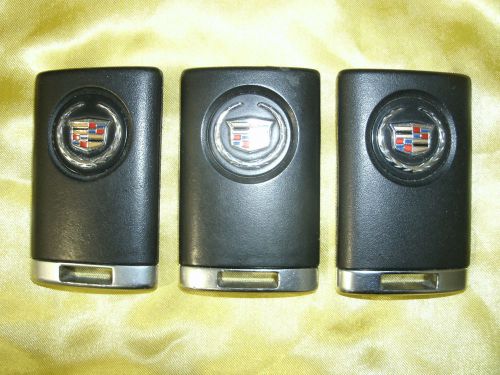 Lot of 3 Cadillac Smart Entry Keyless Remote Fobs LOCKSMITH