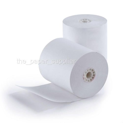 3-1/8&#034; (80mm) x 230&#039; (3&#034;dia.) cash register thermal paper pos 250 rolls 5 cases for sale