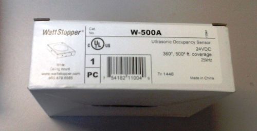 Watt Stopper W-500A Ultrasonic Occupancy Sensor Price is for a Lot Of (10) units