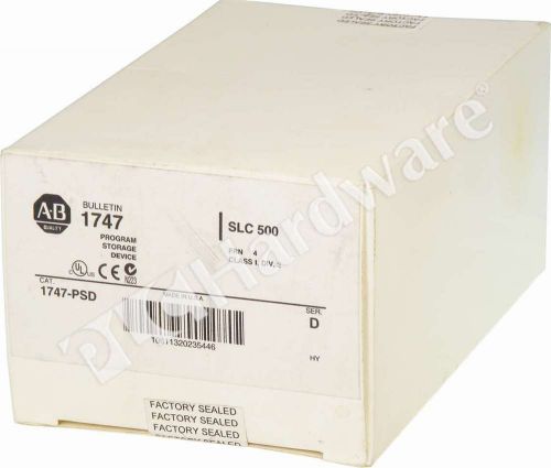 New sealed allen bradley 1747-psd /d program storage device for slc 5/03 - 5/05 for sale
